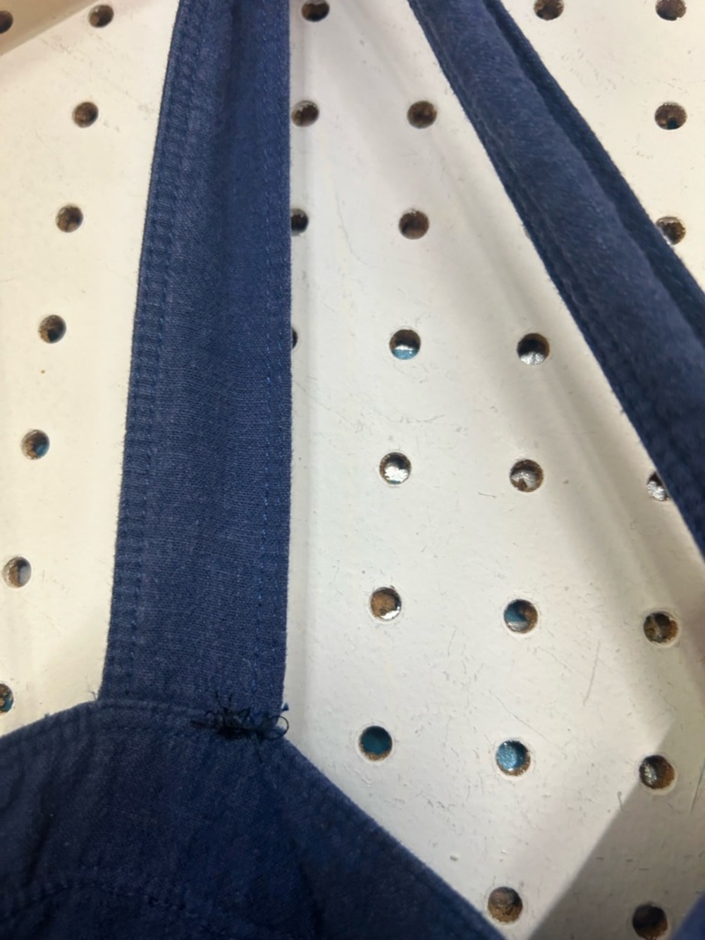 Free People Catch The Breeze Navy Button-Tie Tiered Maxi Dress - Picture 11 of 11
